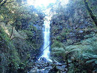 waterfal along the great ocean road